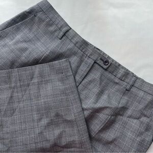 Vintage Pendleton Women’s Wool Plaid Trousers Gray Size 16